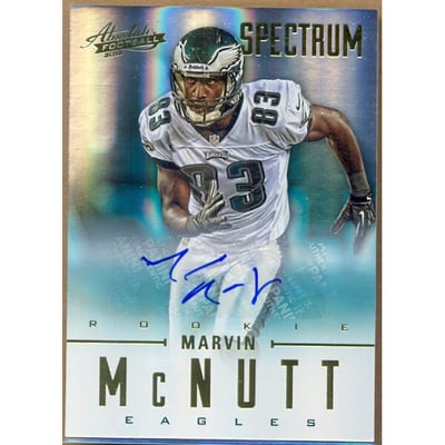 2012 Absolute Spectrum Gold Autographs #164 Marvin McNutt/299