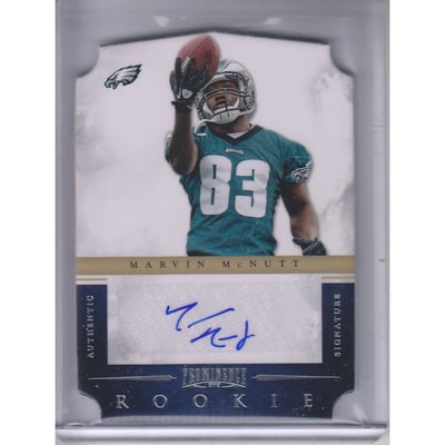 2012 Panini Prominence #203 Marvin McNutt AU/173 RC