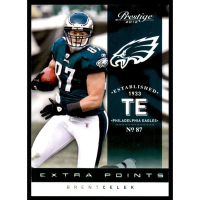 2012 Prestige Extra Points Green #148 Brent Celek