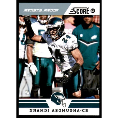 2012 Score Artist's Proof #87 Nnamdi Asomugha