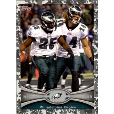 2012 Topps Camo #346 Philadelphia Eagles/LeSean McCoy/Riley Cooper