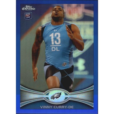 2012 Topps Chrome Blue Refractors #131 Vinny Curry