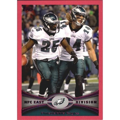 2012 Topps Pink #346 Philadelphia Eagles/LeSean McCoy/Riley Cooper