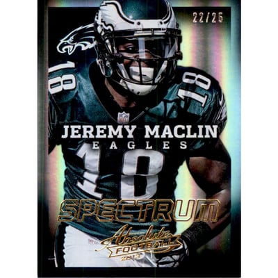 2013 Absolute Spectrum Gold #74 Jeremy Maclin