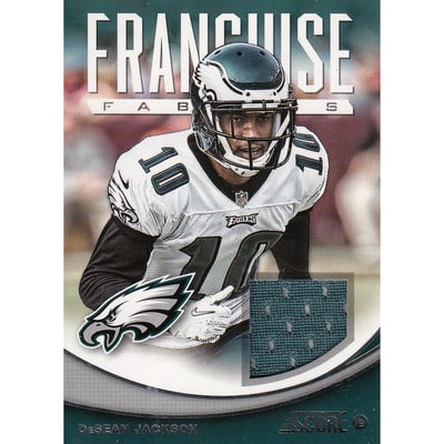 2013 Score Franchise Fabrics #FFDJ DeSean Jackson