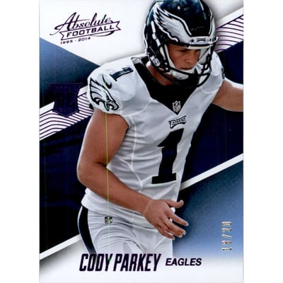 2014 Absolute Spectrum Purple #133 Cody Parkey