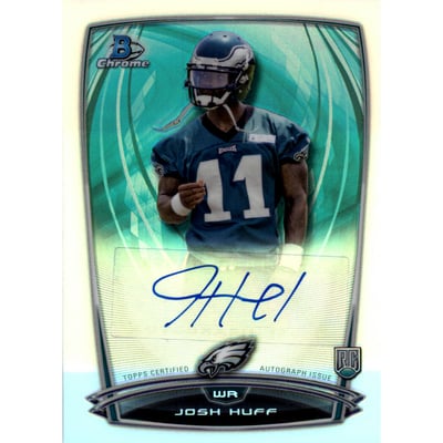 2014 Bowman Chrome Rookie Autographs Refractors #RCRAJHU Josh Huff
