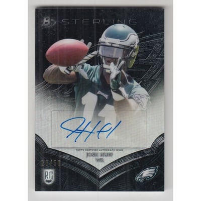 2014 Bowman Sterling Autographs Black Refractors #BSAJHU Josh Huff
