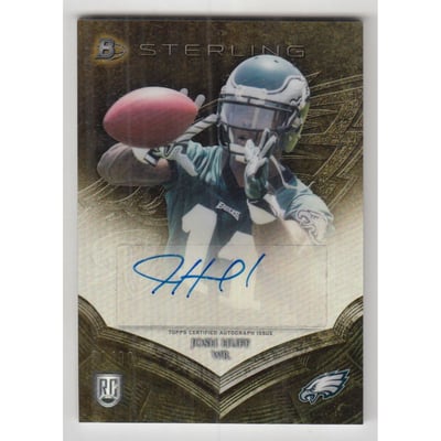 2014 Bowman Sterling Autographs Gold Refractors #BSAJHU Josh Huff