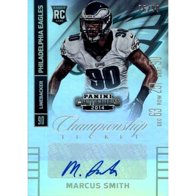 2014 Panini Contenders Championship Ticket #157A Marcus Smith AU