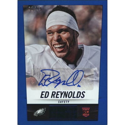 2014 Panini Hot Rookies Rookie Signatures Blue #368 Ed Reynolds/99