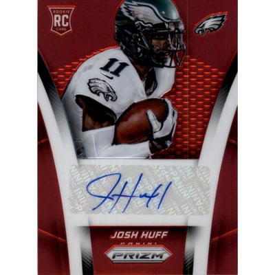 2014 Panini Prizm Rookie Autographs Prizms Red #ARJH2 Josh Huff/75