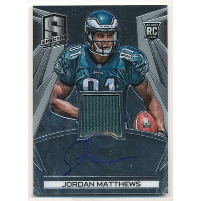 2014 Panini Spectra #222 Jordan Matthews JSY AU