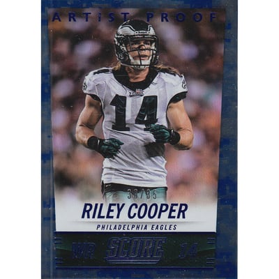 2014 Score Artist's Proof #166 Riley Cooper