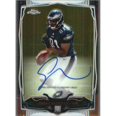 2014 Topps Chrome Mini Rookie Autographs #212 Jordan Matthews