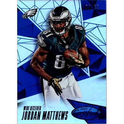 2015 Certified Mirror Blue #74 Jordan Matthews