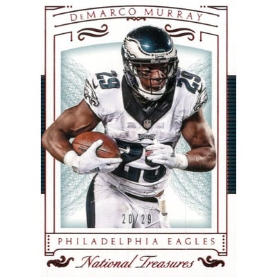 2015 Panini National Treasures Numbers Red #41 DeMarco Murray/29