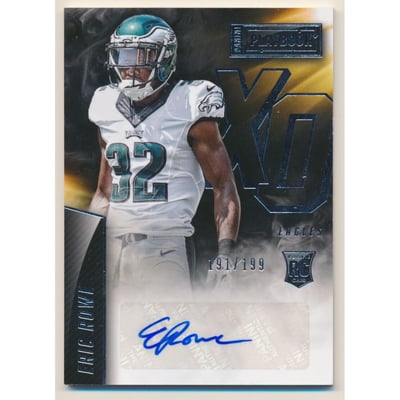 2015 Panini Playbook Rookie X's and O's Signatures #13 Eric Rowe