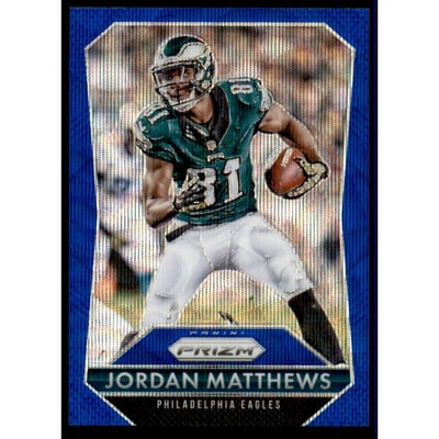 2015 Panini Prizm Prizms Light Blue Wave #191 Jordan Matthews