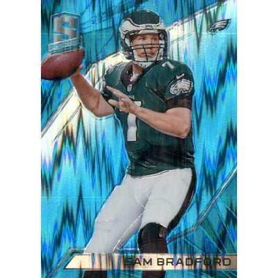 2015 Panini Spectra Neon Blue #98 Sam Bradford