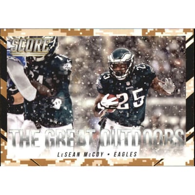 2015 Score The Great Outdoors Desert Camo #1 LeSean McCoy