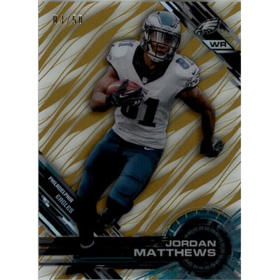 2015 Topps High Tek Gold Rainbow Diffractor #19 Jordan Matthews A