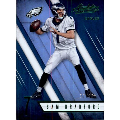 2016 Absolute Spectrum Green #92 Sam Bradford