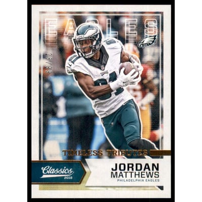 2016 Classics Timeless Tributes Bronze #40 Jordan Matthews