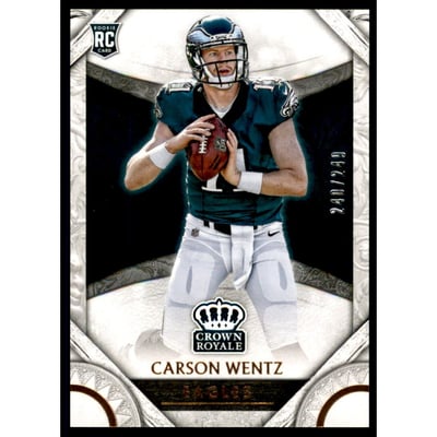 2016 Crown Royale Bronze #96 Carson Wentz