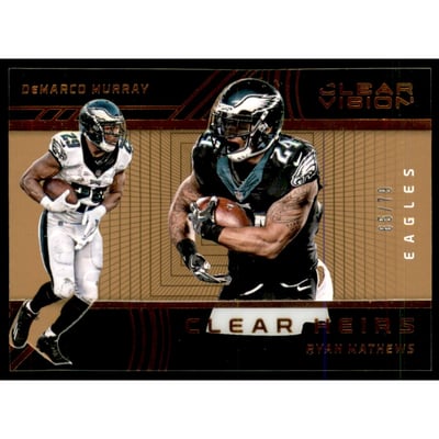 2016 Panini Clear Vision Clear Heirs Bronze #16 Ryan Mathews/DeMarco Murray