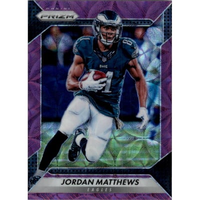 2016 Panini Prizm Prizms Purple Scope #77 Jordan Matthews