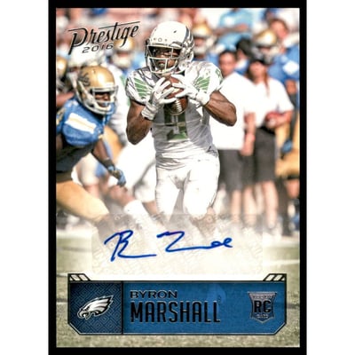 2016 Prestige Rookie Autographs #14 Byron Marshall