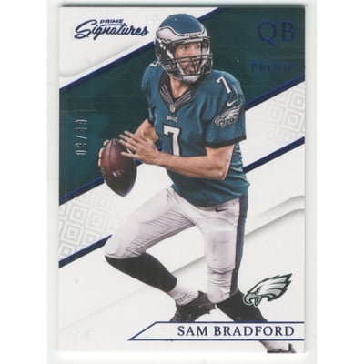2016 Prime Signatures Prime Proof Blue #44 Sam Bradford