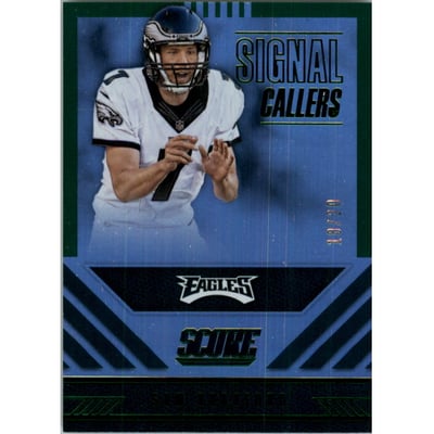 2016 Score Signal Callers Jumbo Green #19 Sam Bradford