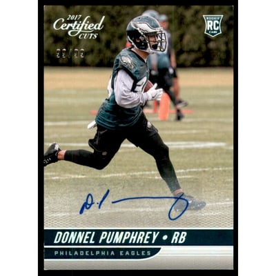 2017 Certified Cuts Rookie Scripts Silver #155 Donnel Pumphrey