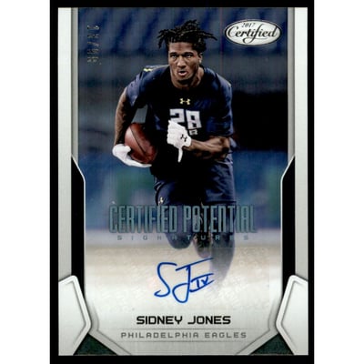 2017 Certified Potential Signatures #13 Sidney Jones