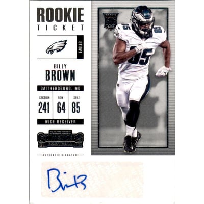 2017 Panini Contenders #235 Billy Brown AU RC