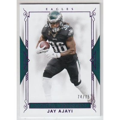 2017 Panini National Treasures Purple #49 Jay Ajayi