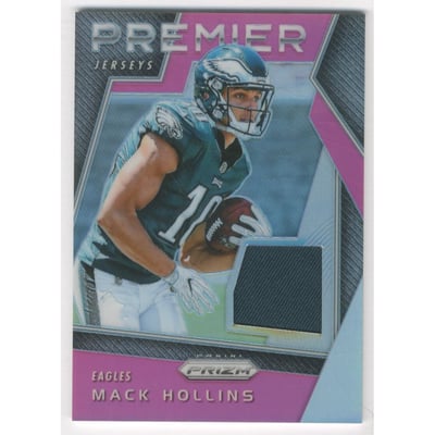 2017 Panini Prizm Prizm Premier Jerseys Pink #7 Mack Hollins