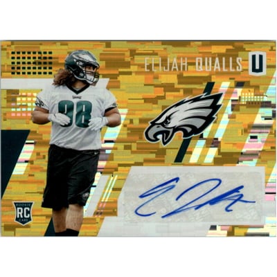 2017 Panini Unparalleled Rookie Autographs Yellow #246 Elijah Qualls/149