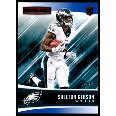 2017 Rookies and Stars Red and Blue #204 Shelton Gibson
