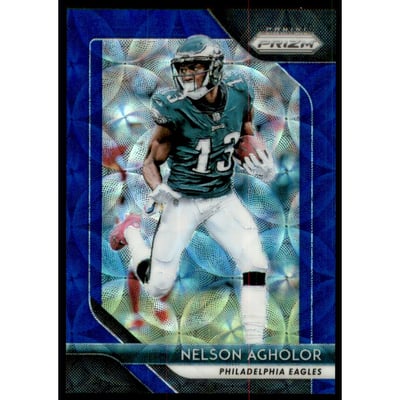 2018 Panini Prizm Prizms Blue Scope #42 Nelson Agholor
