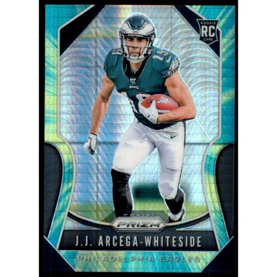 2019 Panini Prizm Prizms Hyper #348 J.J. Arcega-Whiteside