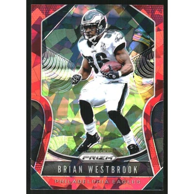 2019 Panini Prizm Prizms Red Ice #50 Brian Westbrook