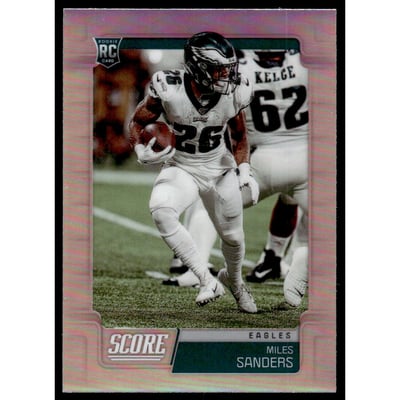 2019 Score #448 Miles Sanders/(inserted in 2019 Panini Chronicles)