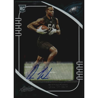 2020 Absolute Signature Rookies #186 Quez Watkins