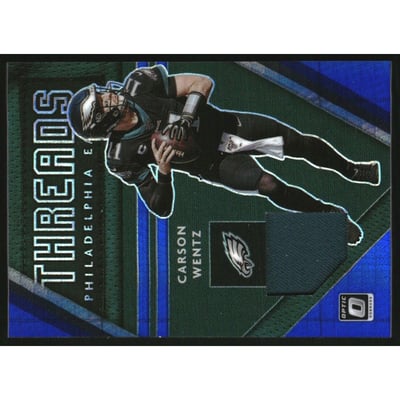 2020 Donruss Optic Donruss Threads #16 Carson Wentz