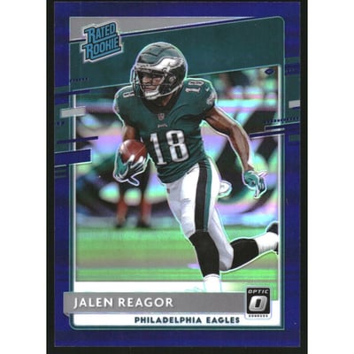 2020 Donruss Optic Purple #165 Jalen Reagor RR