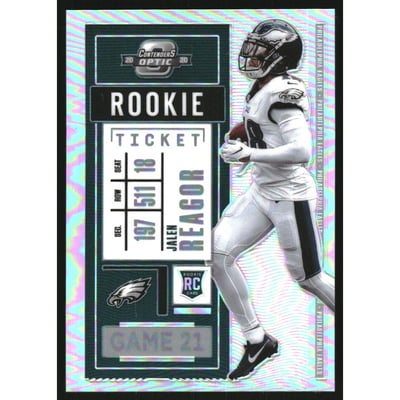 2020 Panini Contenders Optic Silver #78 Jalen Reagor
