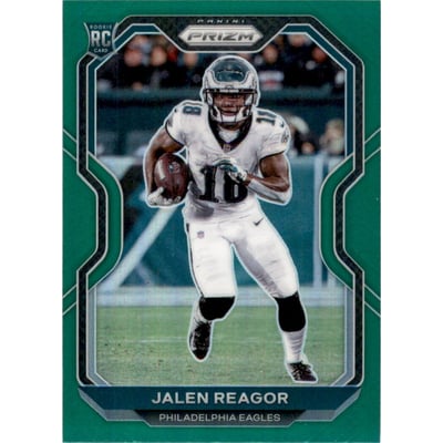 2020 Panini Prizm Prizms Green #342 Jalen Reagor